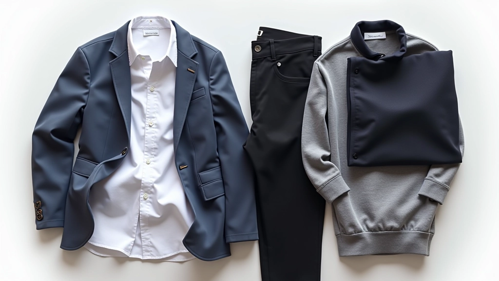 Capsule wardrobe layering example